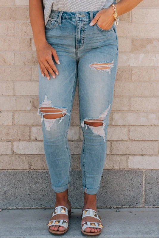 Weekend Jeans for Lazy -Bri High Rise Skinny Jeans