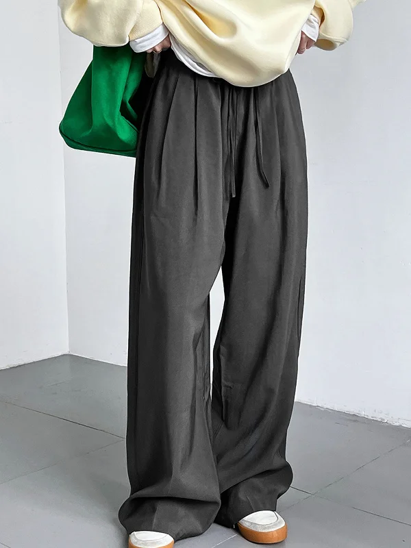 Lightweight travel pants with wrinkle-free fabric -BerryBetty - Rule Breaker Pockets Wide Leg Pants