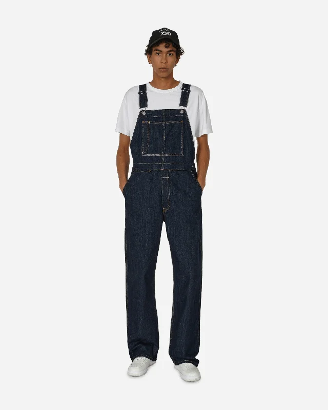 Classic wool pants for cold weather elegance -Levi’s® Denim Overall Rinse Blue