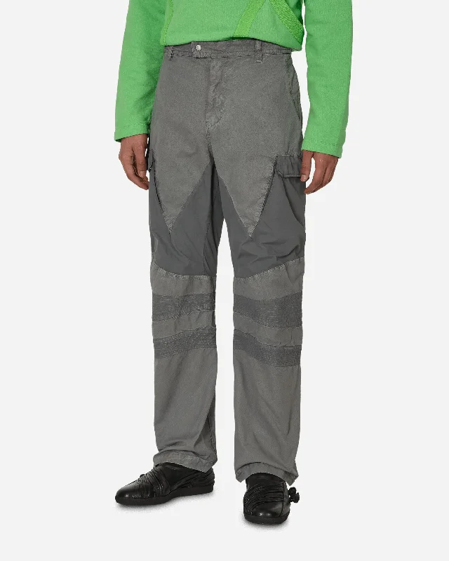 Classic khaki pants for timeless wardrobe staples -Kiko Kostadinov Cargo Pants Steel Grey