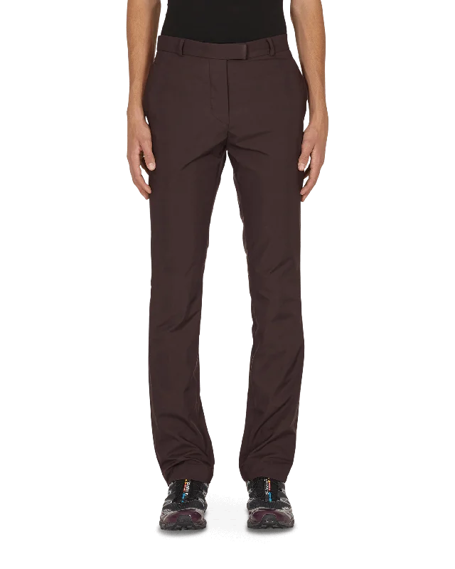 Classic straight-leg pants for versatile daily wear -Andy Trousers Red