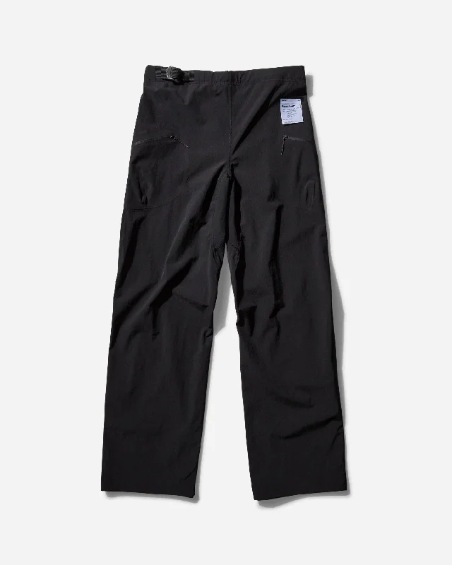 Breathable cotton pants for all-day summer ease -Men's PeaceShell Technical Climb Pants Black