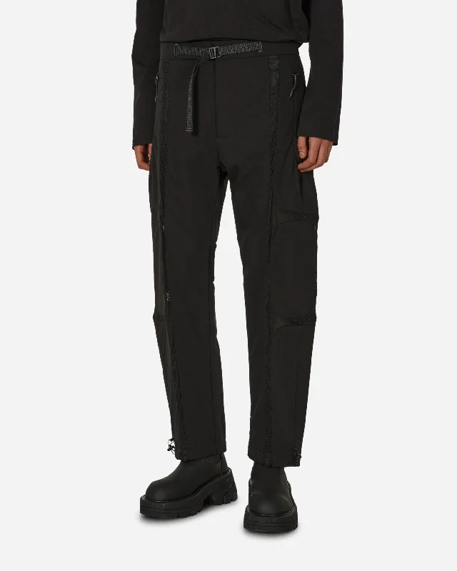 Relaxed fit pants for laid-back comfort wear -Zephyr Pants Black