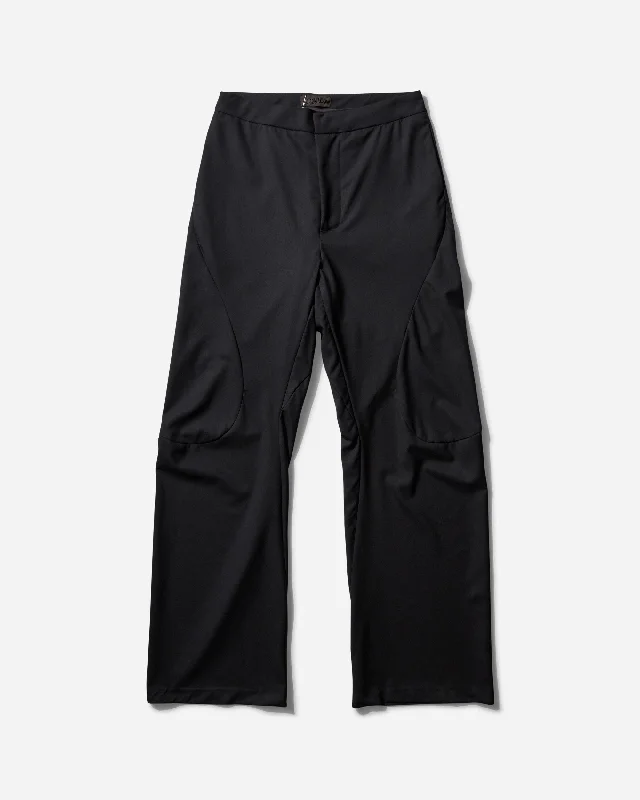 Vintage high-waisted pants for nostalgic wardrobe charm -Men's Guardian Suit Trousers Black / Charcoal