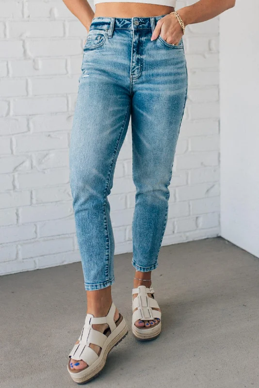 Valentine's Day Jeans for Romantic -Marlo High Rise Mom Jeans