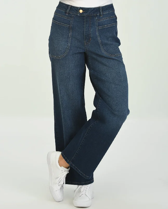 Rolled Shorts Jeans for Style -D Jeans Extended Tab Utility Jean