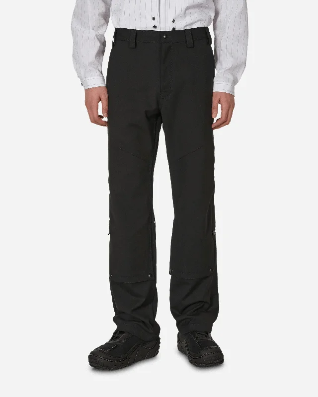 Athletic track pants for running training days -Tonino Utility Trousers Night Black