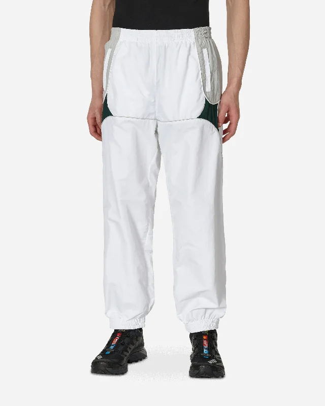 Quick-dry cargo pants for fishing trip practicality -Advanced Track Pants White