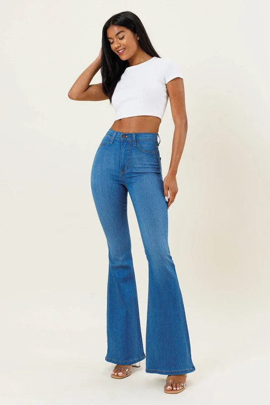 Club Jeans for Social -Vibrant Bell Flare Jeans