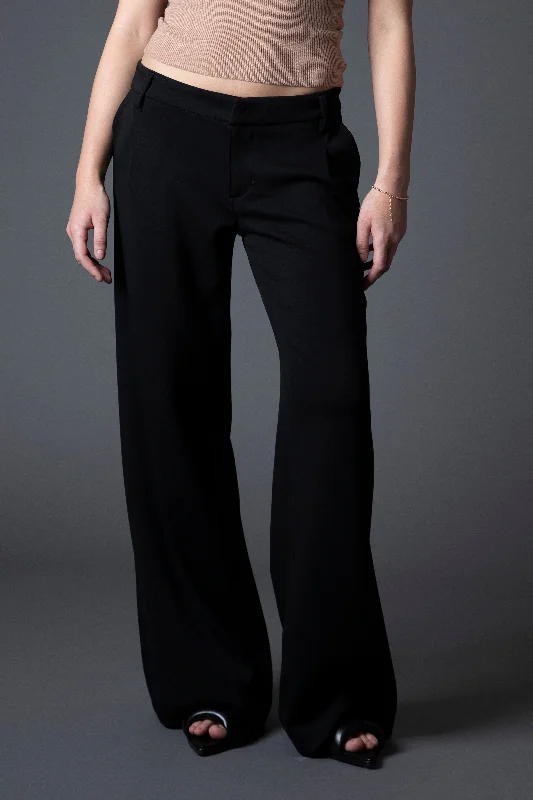 Soft stretch pants for all-day wear ease -Taylor Trouser in Black