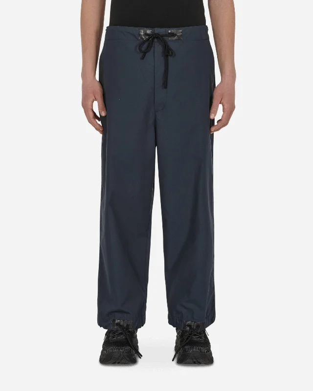 Stretch twill pants for flexible office comfort -2 Moncler 1952 Cotton Blend Trousers Blue