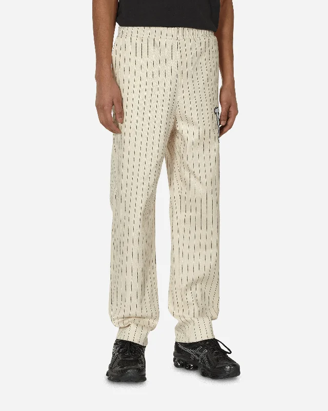 Pleated trousers pants for sophisticated gentleman charm -MI Sporty Trousers Dusty White