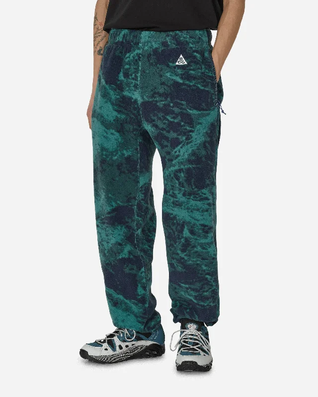 Vintage corduroy pants for retro style vibes -ACG Wolf Tree All-Over Print Trousers Bicoastal / Thunder Blue