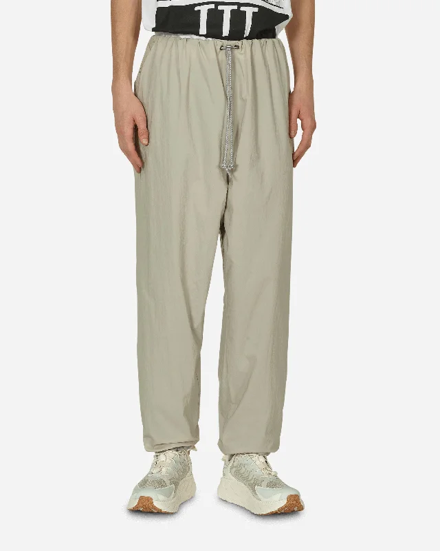 Lightweight travel pants for long flight comfort -Stretchy Flash Pants Ivory