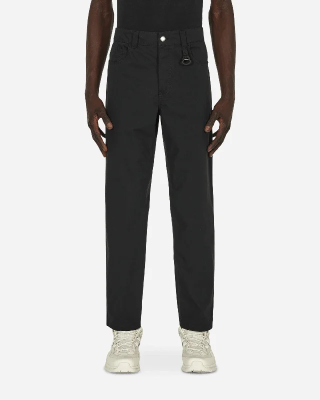 Bold patterned pants for standout fashion statements -5 Moncler Craig Green Cotton-Blend Trousers Black