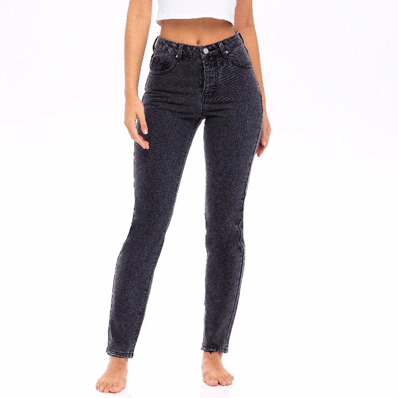 Branded Jeans for Quality -Faded Black Wash,  High Waisted Jeans  - The Marigold