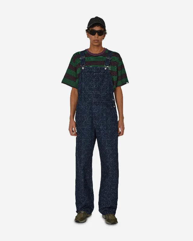 Cozy sweatpants pants for lazy Sunday mornings -Levi’s® Printed Denim Overall Rinse Blue