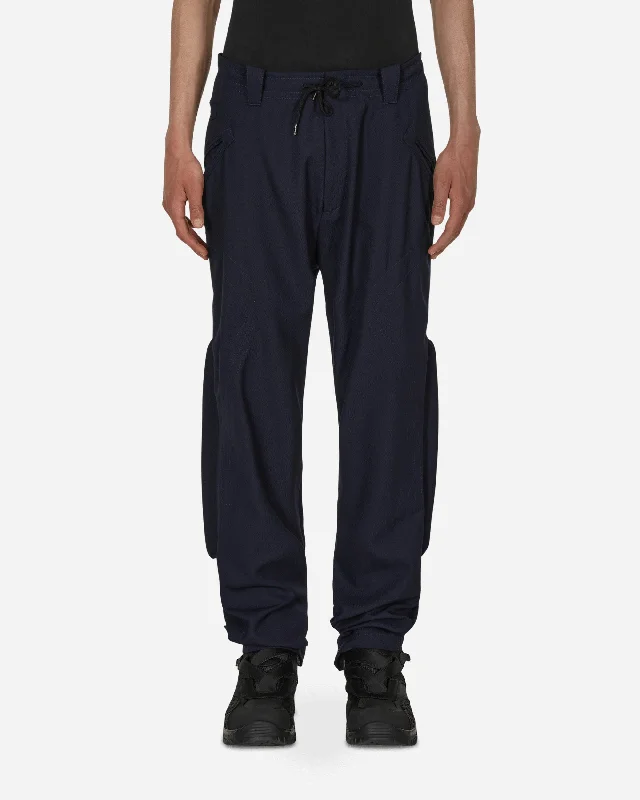 Versatile black pants for any occasion pairing -Wessex Trousers Blue