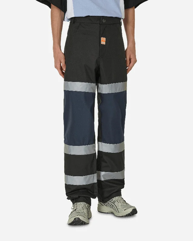 Rugged outdoor pants for mountain climbing strength -Safety Trousers Black / Navy