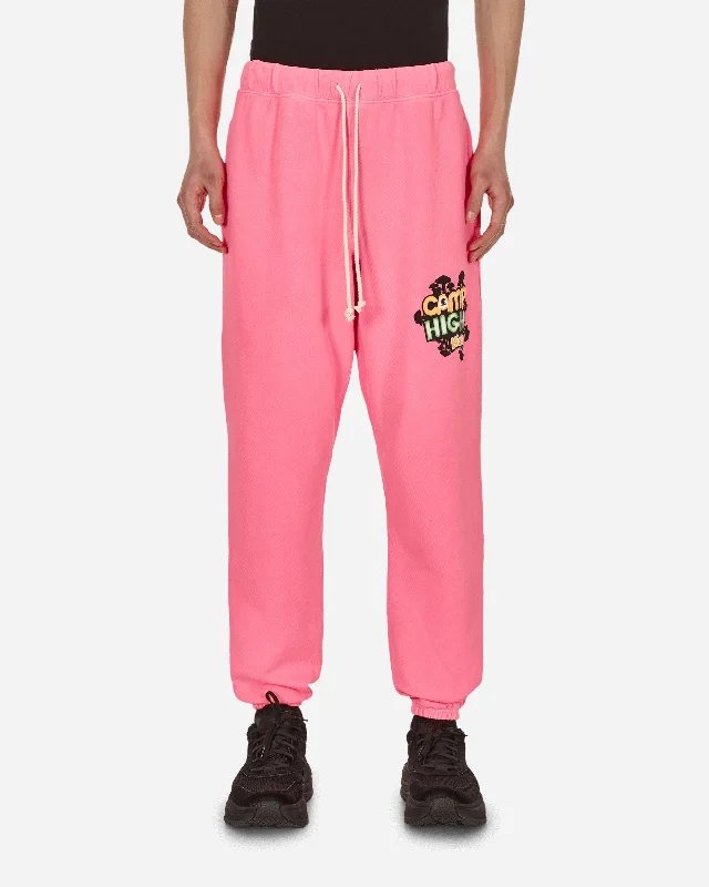 Stylish cropped pants for warm season trends -Camp High Kids Sweatpants Pink