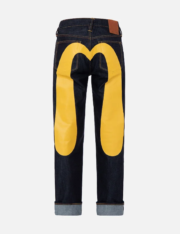 Relaxed Jeans for Comfortable -Daicock Print Baggy-Fit Jeans #2000