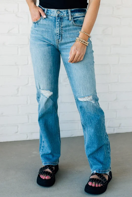 Birthday Jeans for Celebration -Jonnie High Rise Dad Jeans