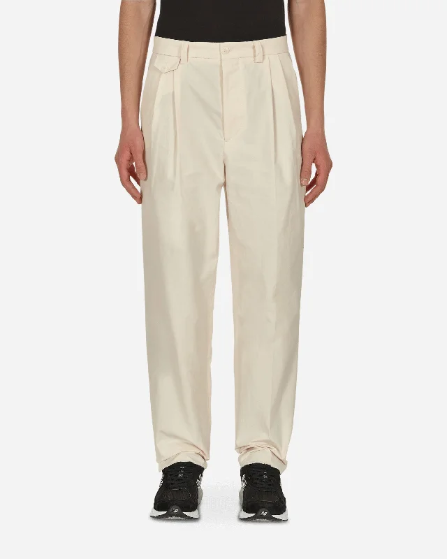 Relaxed chino pants for casual Friday offices -Gini Pants Beige