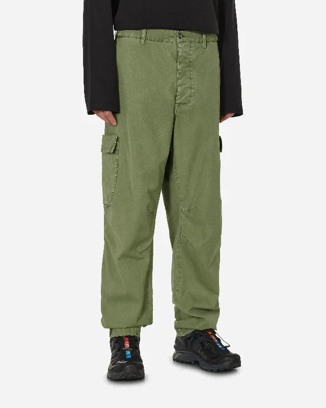 Tailored dress pants for professional office meetings -Uti Cargo Pants Green Bee