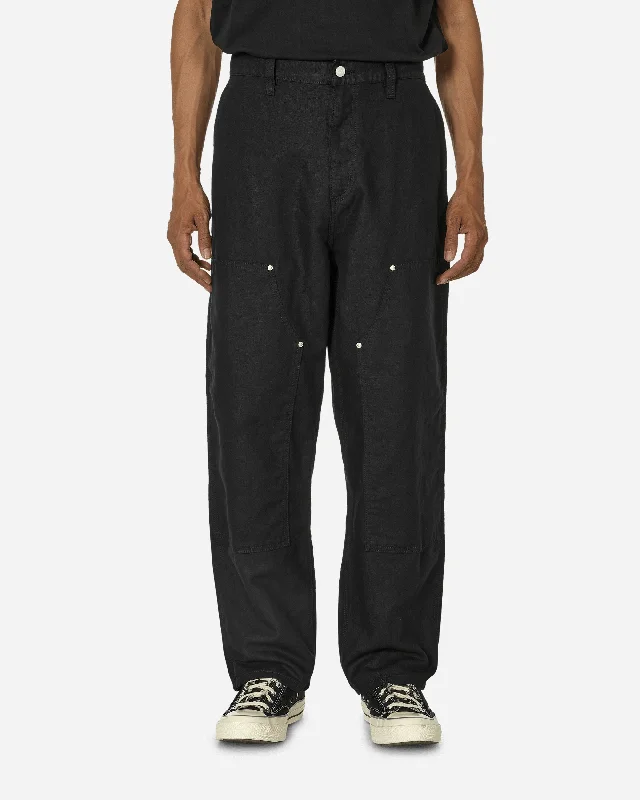 Walter Double Knee Pants Black (Rinsed)