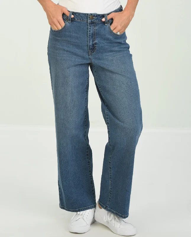 Shorts Jeans for Hot Days -D Jeans Basic Wide Leg Jean