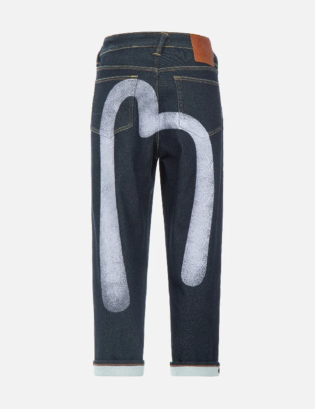 Bootcut Jeans for Flattering -Seagull Daicock Print Jeans