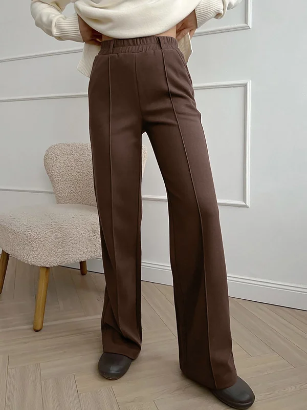 Flowy linen pants for relaxed tropical vacations -BerryBetty - The Main Season Smart Straight Leg Pants