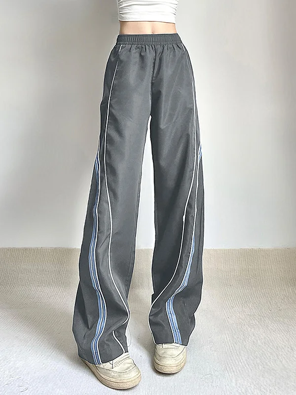 Designer skinny pants for luxury fashion flair -BerryBetty - Time To Leave Parachute Pants