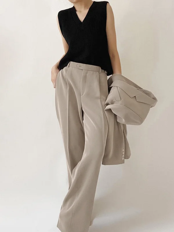 Stylish flare pants for retro party looks -BerryBetty - East Coast Soul Wide Leg Pants