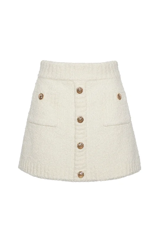 Vintage skirts for retro-inspired fashion vibes -Kelsey Boucle Skirt