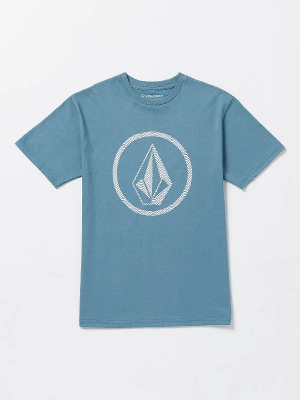 Bermuda Shorts for Modest Style -Little Boys Circle Stone Short Sleeve Tee - Indigo Ridge