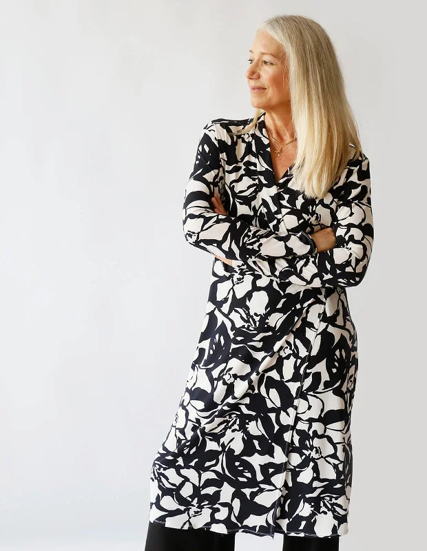 Abstract Dresses for Creative -The Maker's Atelier Wrap Dress