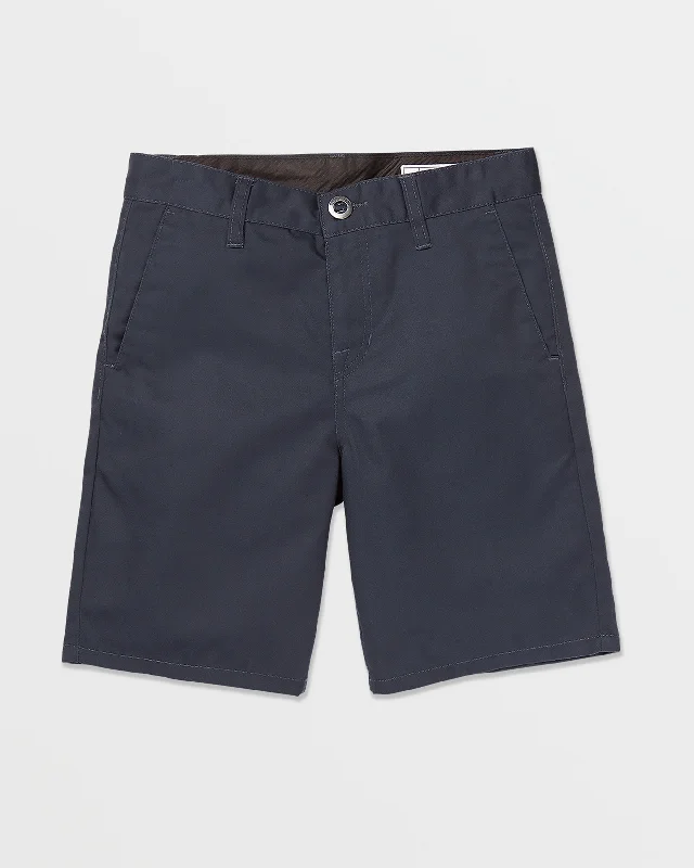 Linen Shorts for Breathable Wear -Big Boys Frickin Chino Shorts - Navy