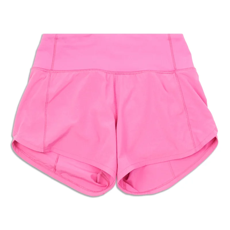 Striped Shorts for Fashionable -Speed Up Mid-Rise Lined Short