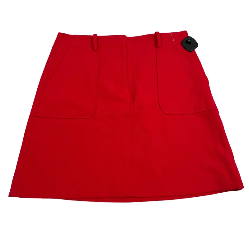 Casual skirts for effortless everyday wear -Red Skirt Mini & Short Loft, Size M