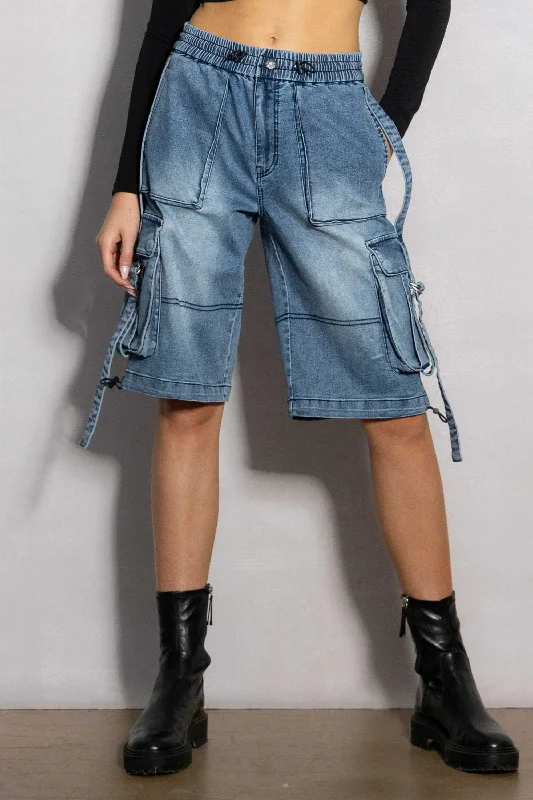 Belted Shorts for Fashion Statement -Baggy Cargo Jorts