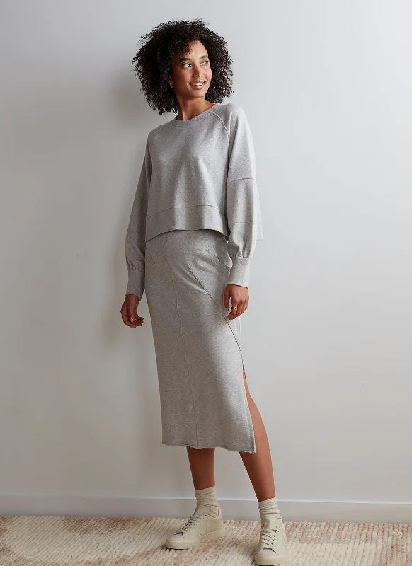 Bold skirts with bright color pops -Heathered Kenny Skirt