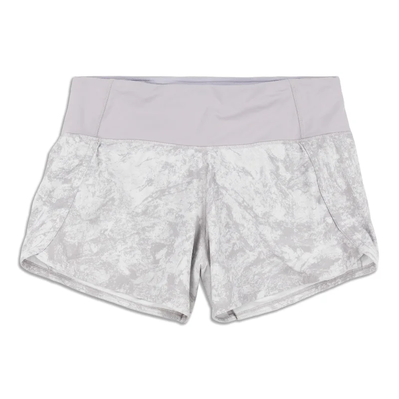 Linen Shorts for Breathable Wear -Run Times Low Rise Short - Resale