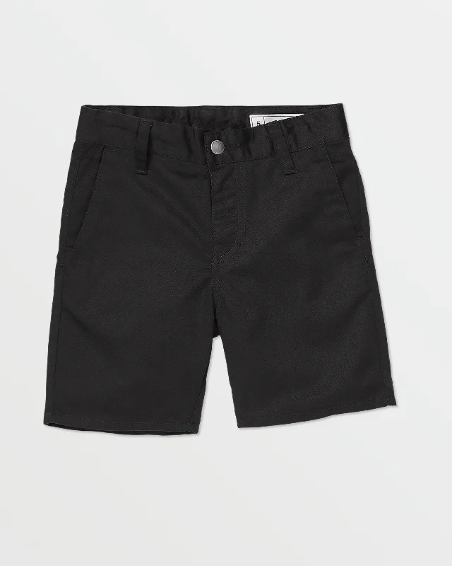 Denim Skirts for Casual Style -Little Boys Frickin Chino Shorts - Black