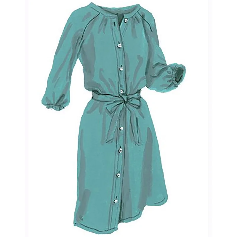 Blue Dresses for Classic -Brooklyn Shirtdress