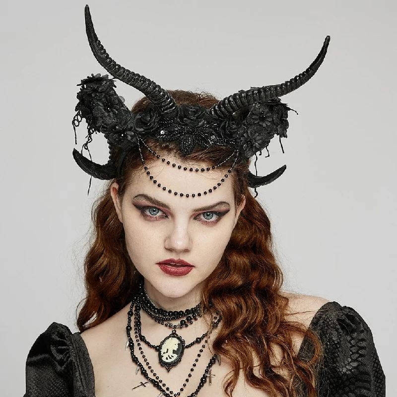 Birthday Dresses for Celebration -Women's Gothic Antler Headdress