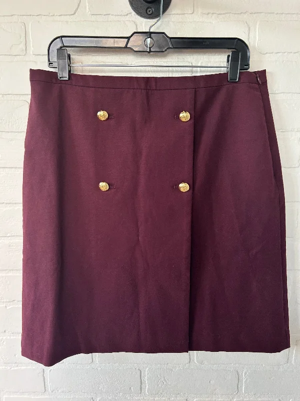 Bold skirts with metallic shimmer finish -Skirt Mini & Short By Talbots  Size: 10