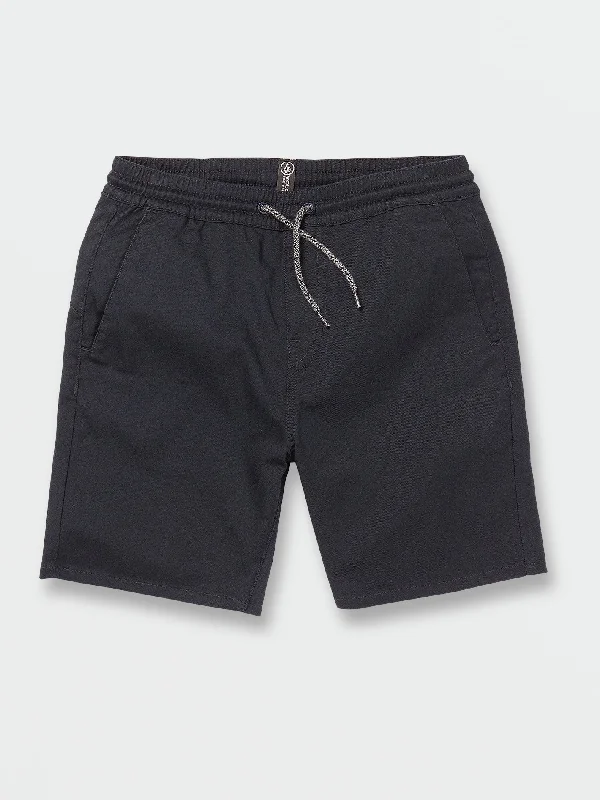 Striped Shorts for Fashionable -Big Boys Frickin Elastic Waist Shorts - Navy