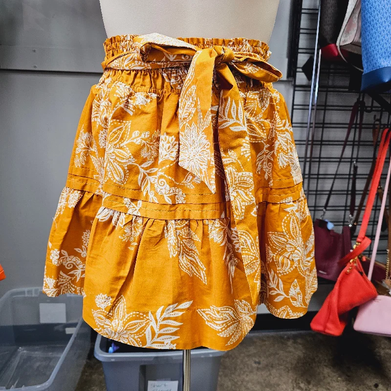 Casual skirts with relaxed fit comfort -Orange Skirt Mini & Short Maeve, Size Xs