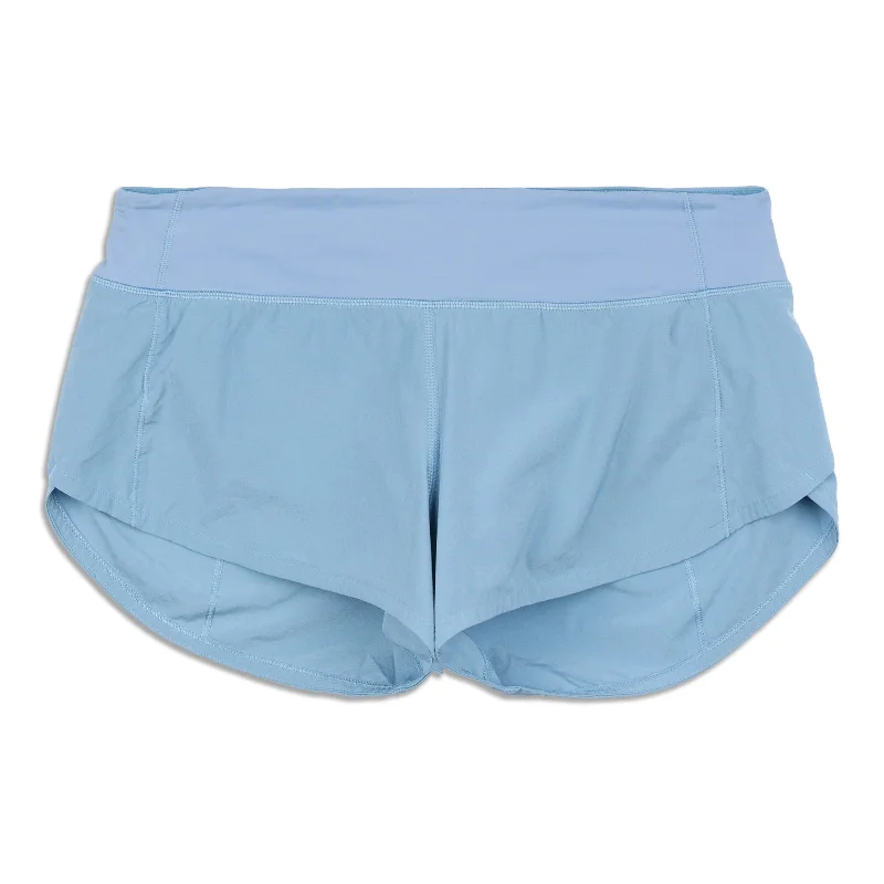 Gym Shorts for Workout Sessions -Speed Up Low Rise Lined Short- Resale